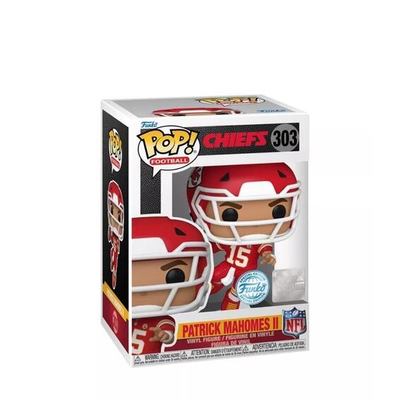 PATRICK MAHOMES FUNKO POP! FOOTBALL 303: KANSAS CITY CHIEFS - FIGURE! TARGETCON! - Picture 1 of 5